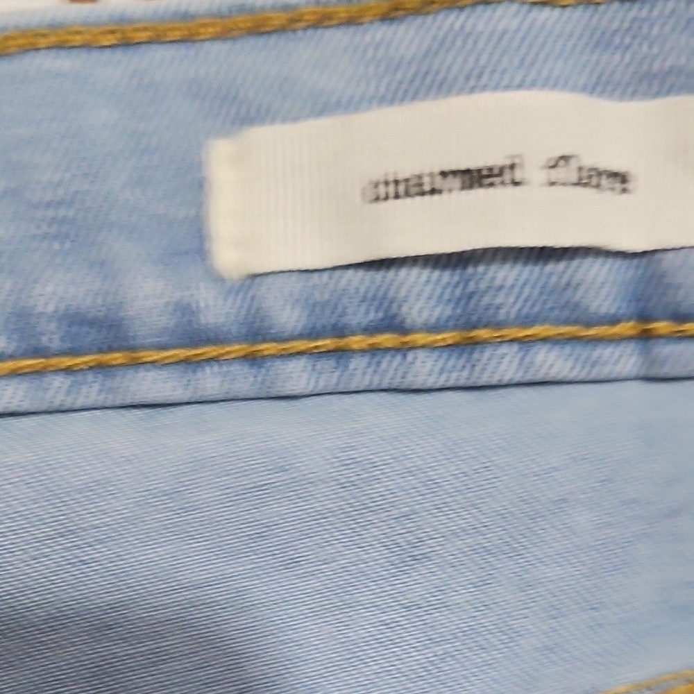 Jessica Simpson Light Blue Embroidered Flare Jeans - Picture 7 of 10